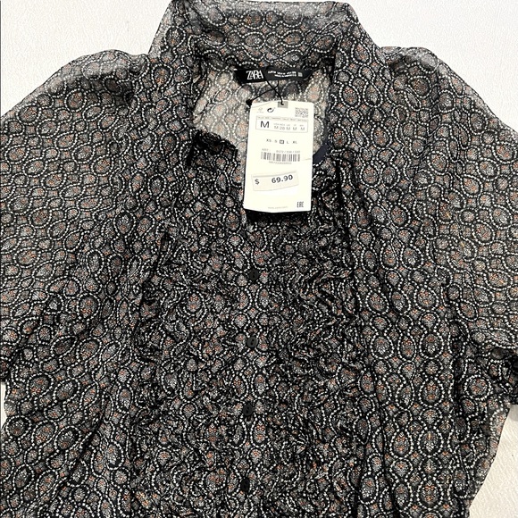 Abstract long sleeve dress - Picture 5 of 5